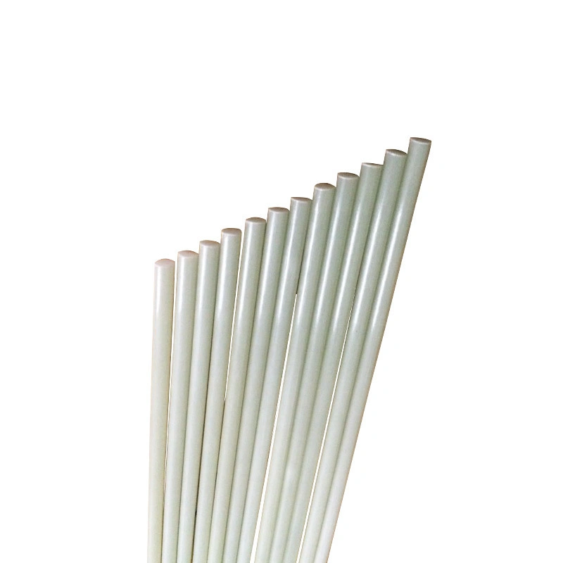 High Quality Fiberglass Rod Pultrusion FRP Glass Fiber Round Bar Smooth Core Wholesale Solid Fiberglass Rods for Flag