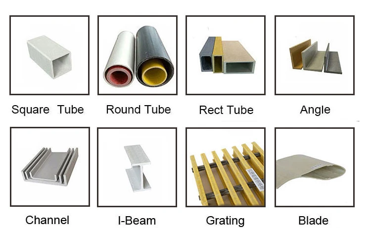 High Quality Pultrusion Anti-UV Fiberglass FRP Handrail