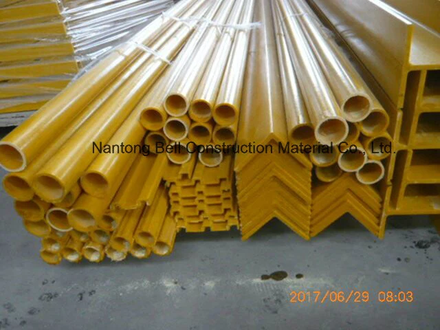 GRP Round Tube, Fiberglass Pultrusions, FRP Structural Shapes