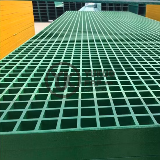 Недорогая водонепроницаемая решетка для электростанции из пултрузионного стеклопластика/стеклопластика